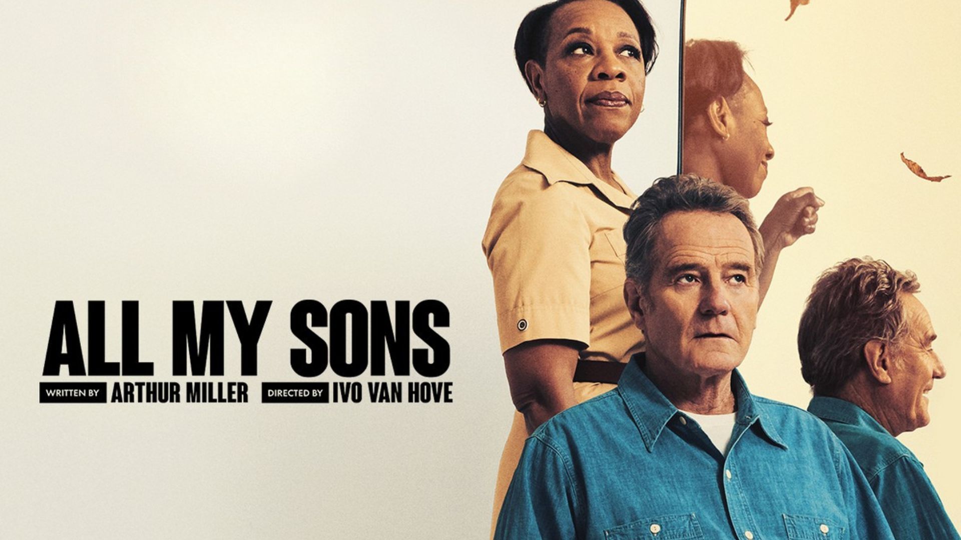 Man and woman looking worried and a reflection of them smiling in the mirror