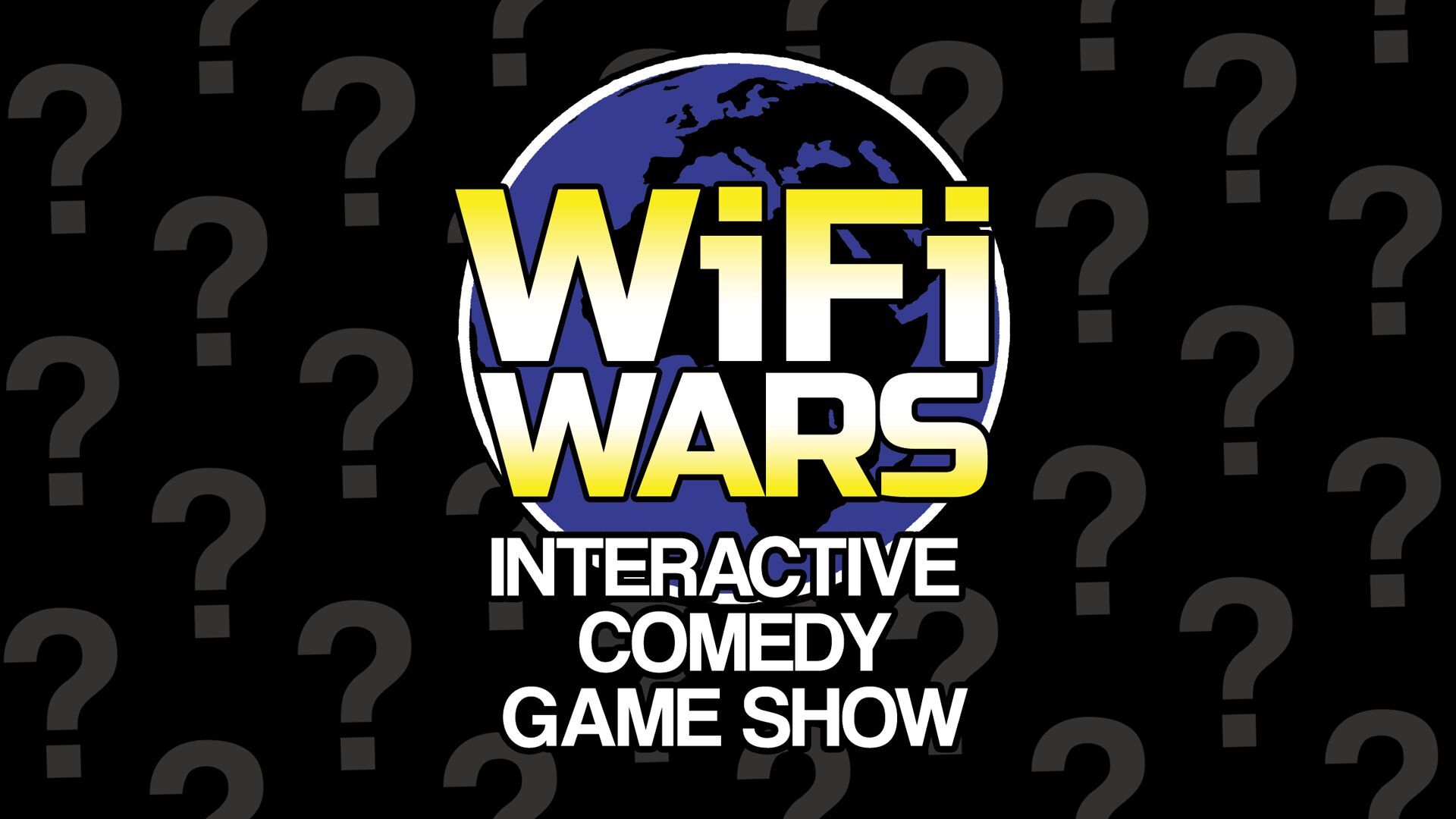 Wifi Wars title with question marks in the background