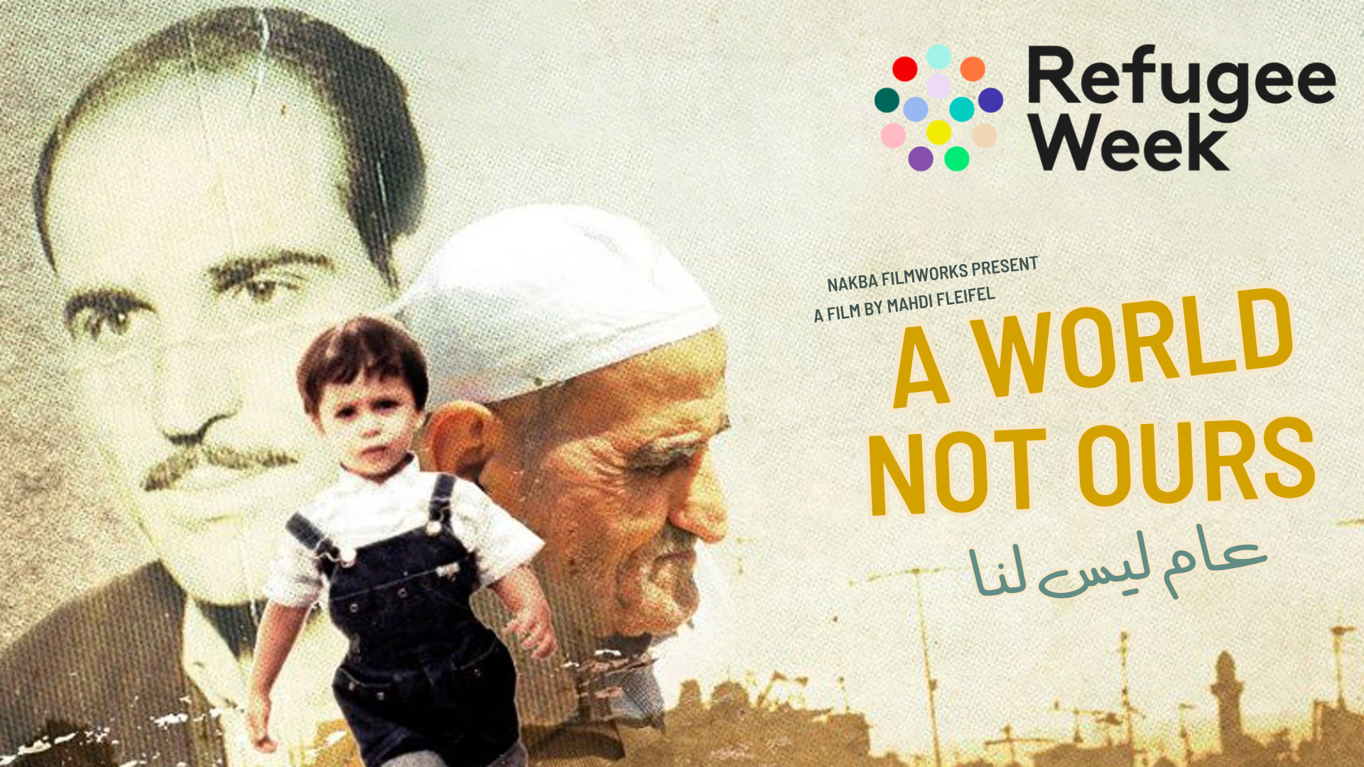 Film poster with the title