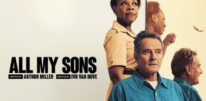 Man and woman looking worried and a reflection of them smiling in the mirror